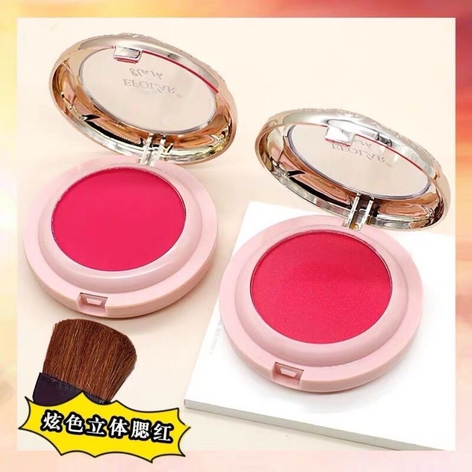 Internet-famous dazzling three-dimensional blush, pearl and matte, contouring, nude makeup, contouring blush powder, waterproof, natural and brightening blush palette details Picture