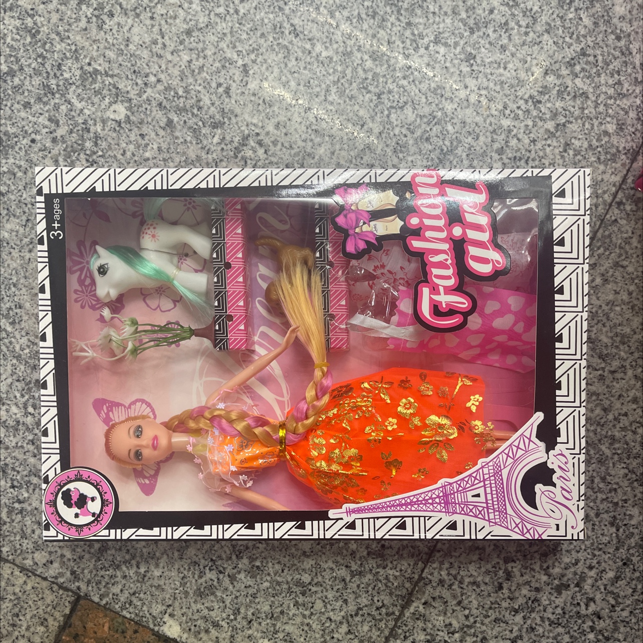 2022-41 New doll set with accessories. The dolls are solid and come with accessory toys. The hair is random. Doll mix style, random. Welcome both new and old customers to make your purchase Specification image