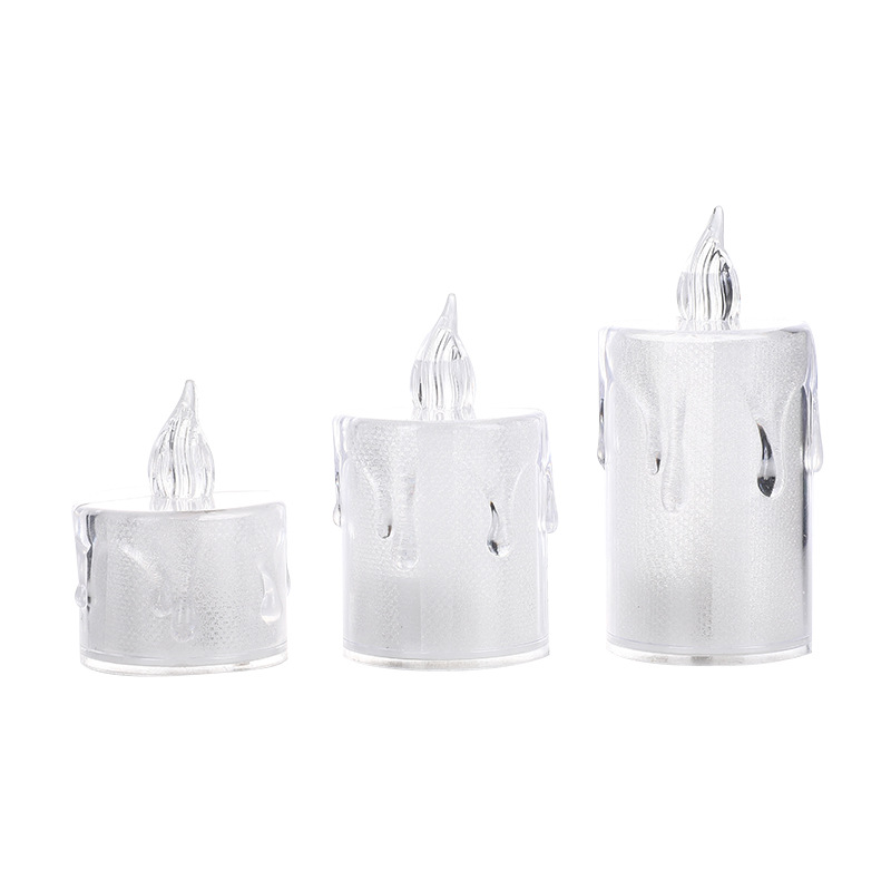 LED smokeless simulation candle, transparent small tearful light-emitting sheet candle Application Scenario
