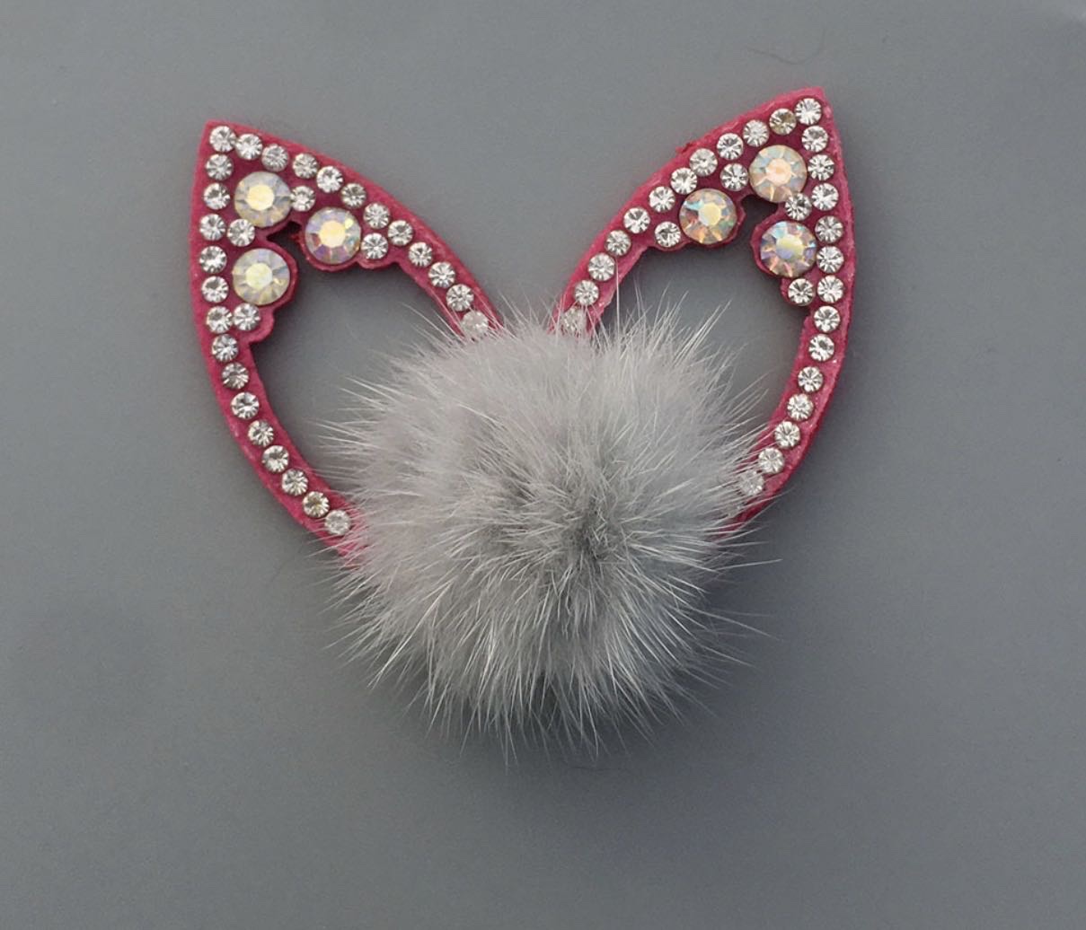 Non-woven fabric rhinestone and water drill ears, children's hair bands, shoe and clothing accessories Specification image