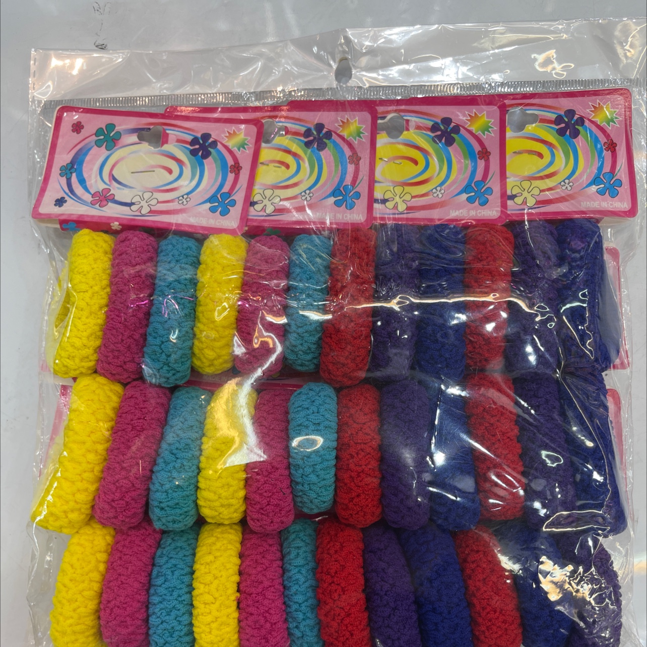 儿童发圈不伤发韩国可爱发饰毛巾圈弹性好小女孩扎头发橡皮筋女童1