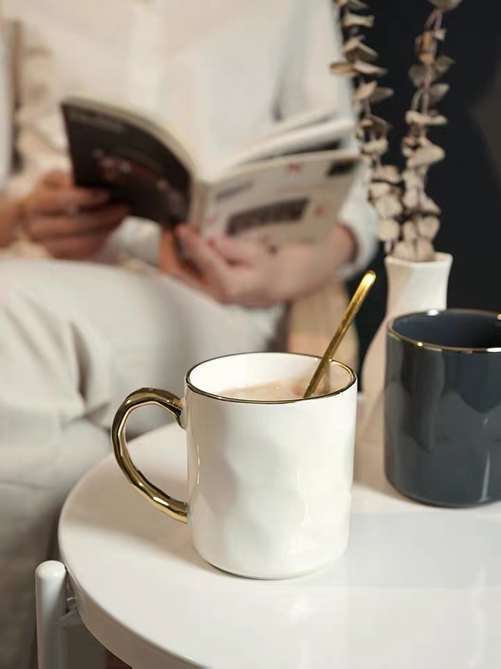 Yongsheng Nordic Creative simple Ceramic Cup Coffee water cup details Picture