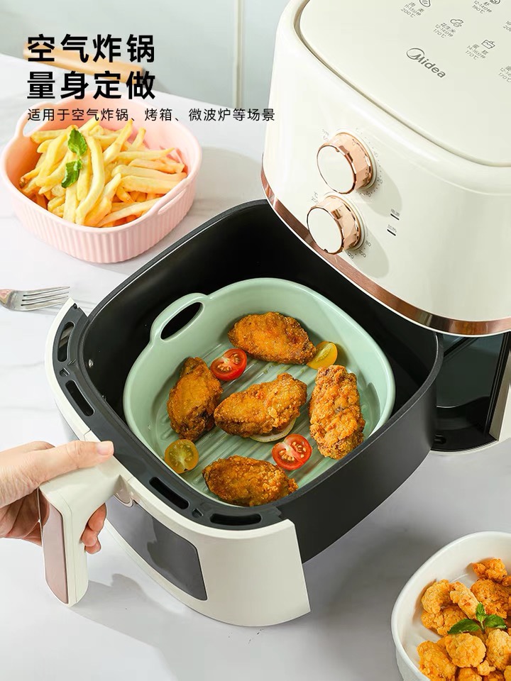 北欧风格/高级餐具/双耳烤盘白底实物图