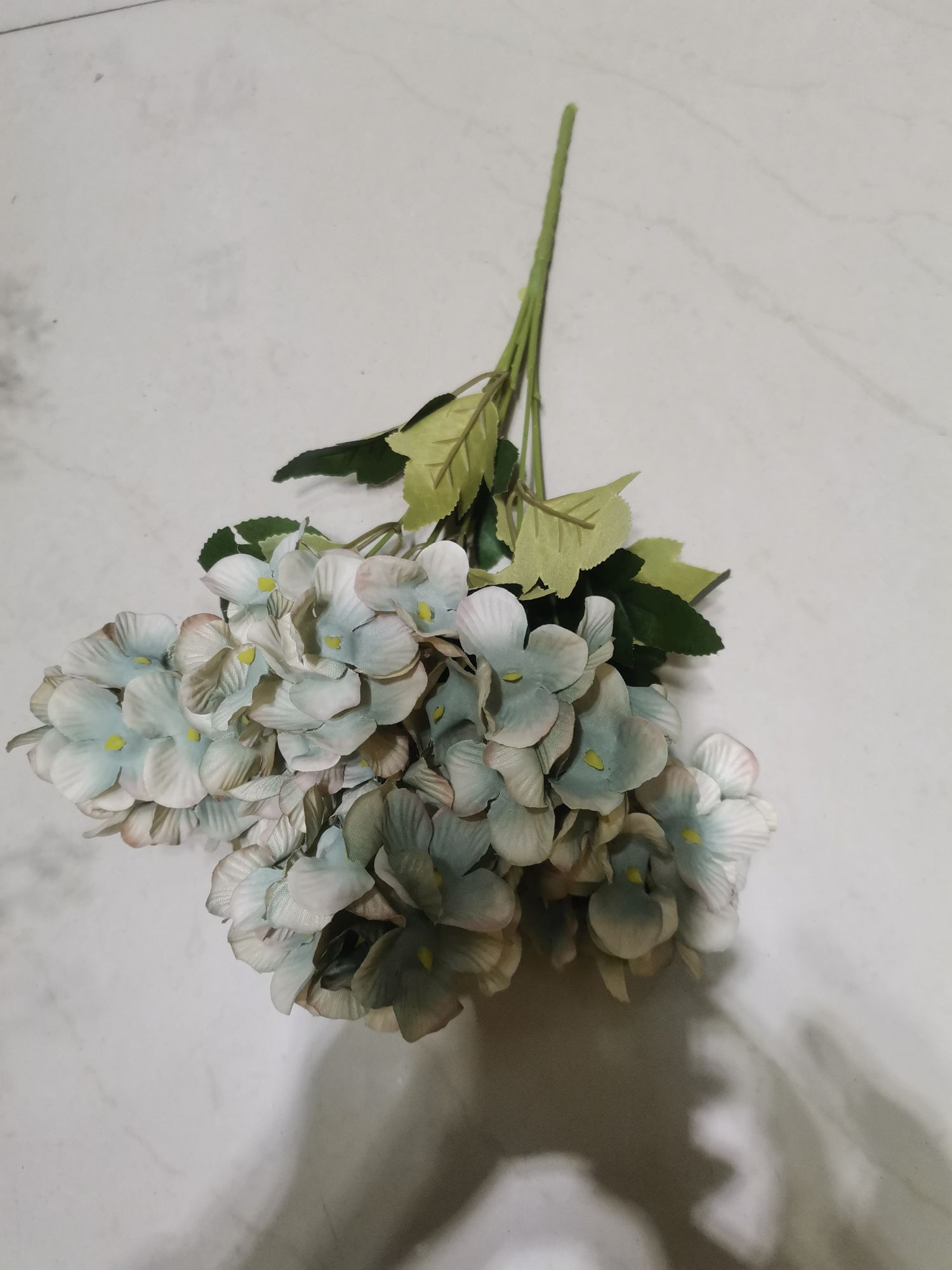 Simulated European hydrangea violet detail image 7