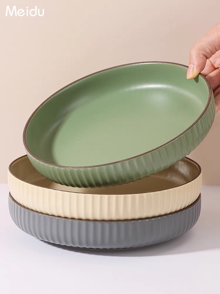 Yongsheng's popular Japanese-style ceramic plate steak set
