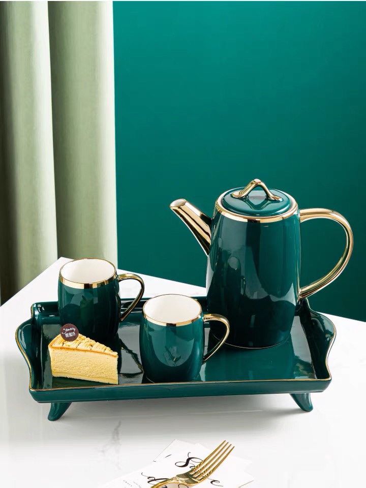 Yongsheng Nordic Teapot and Teacup Set, modern, simple and creative style details Picture