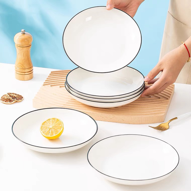 Yongsheng Household Square Plate, Creative and Simple Household Dinner Plate ee Specification image