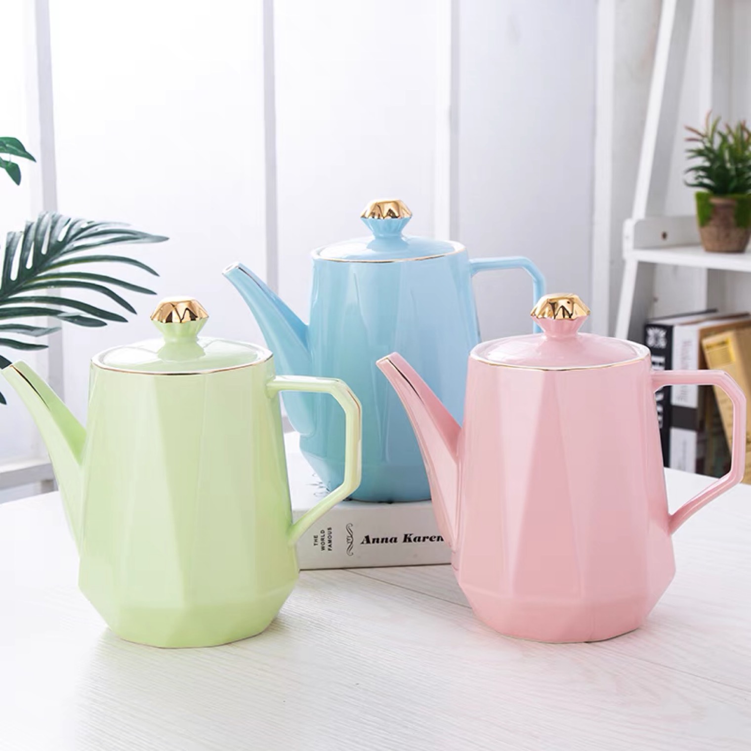 Yongsheng Nordic-style hot water kettle, high-temperature resistant large-capacity cold water kettle