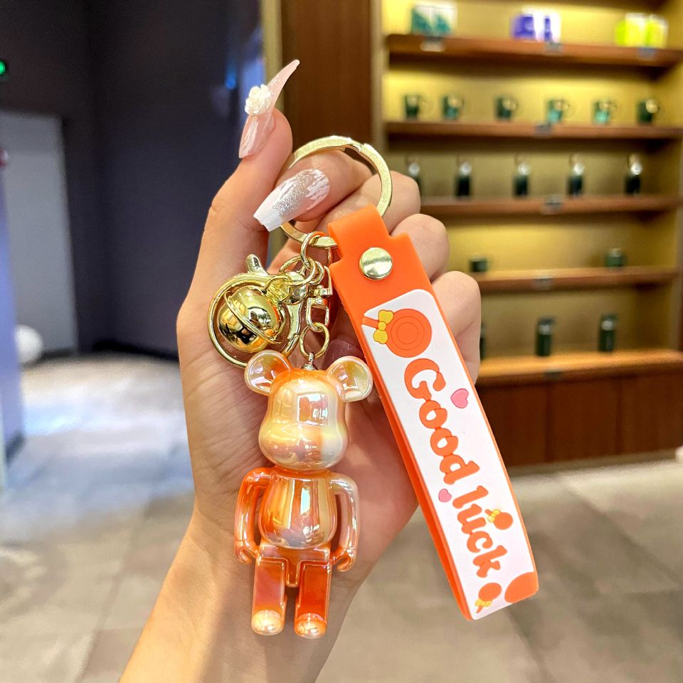 少女心钥匙扣/亚克力钥匙扣/钥匙扣挂件白底实物图