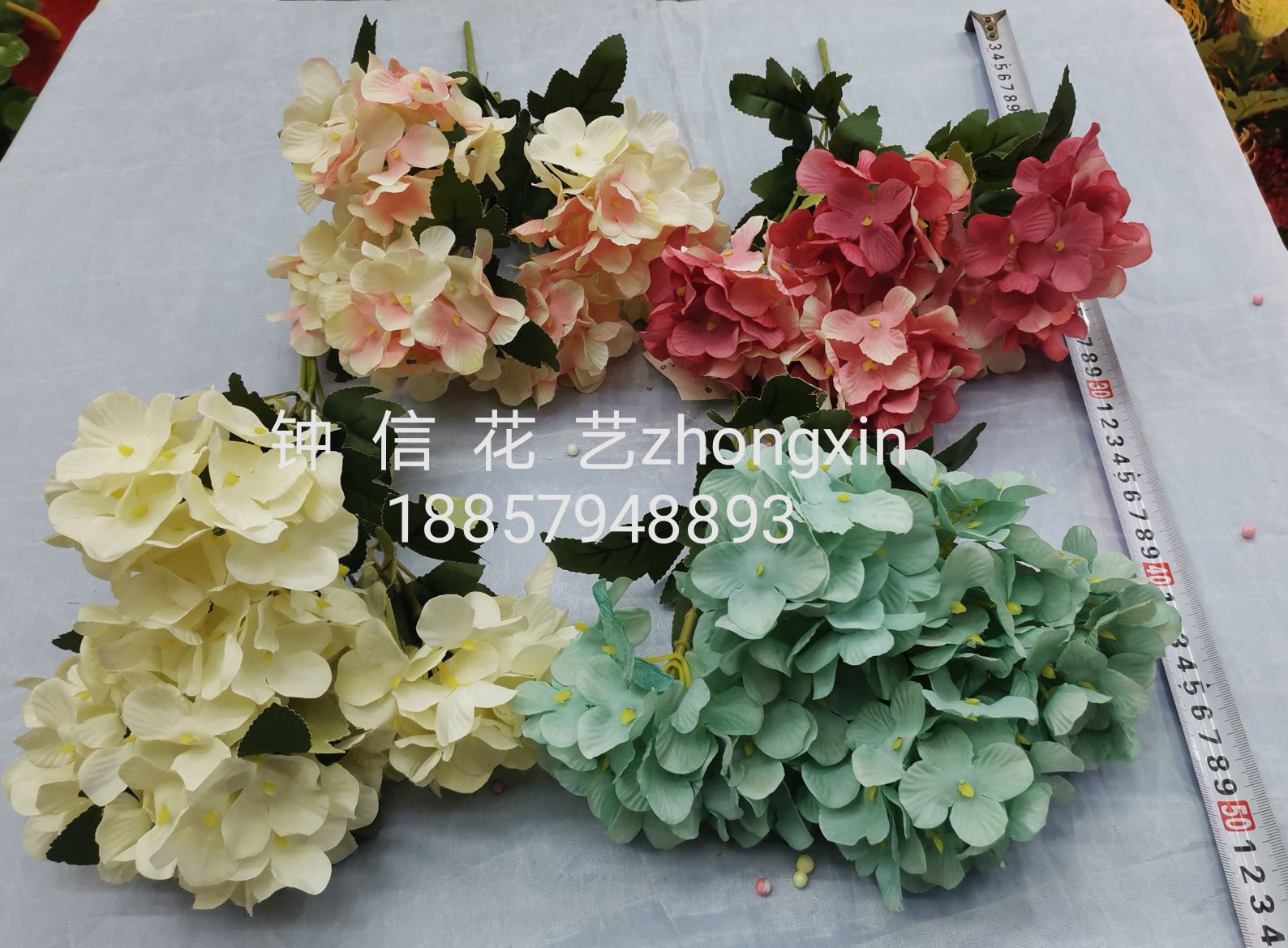 Simulated European hydrangea violet details Picture