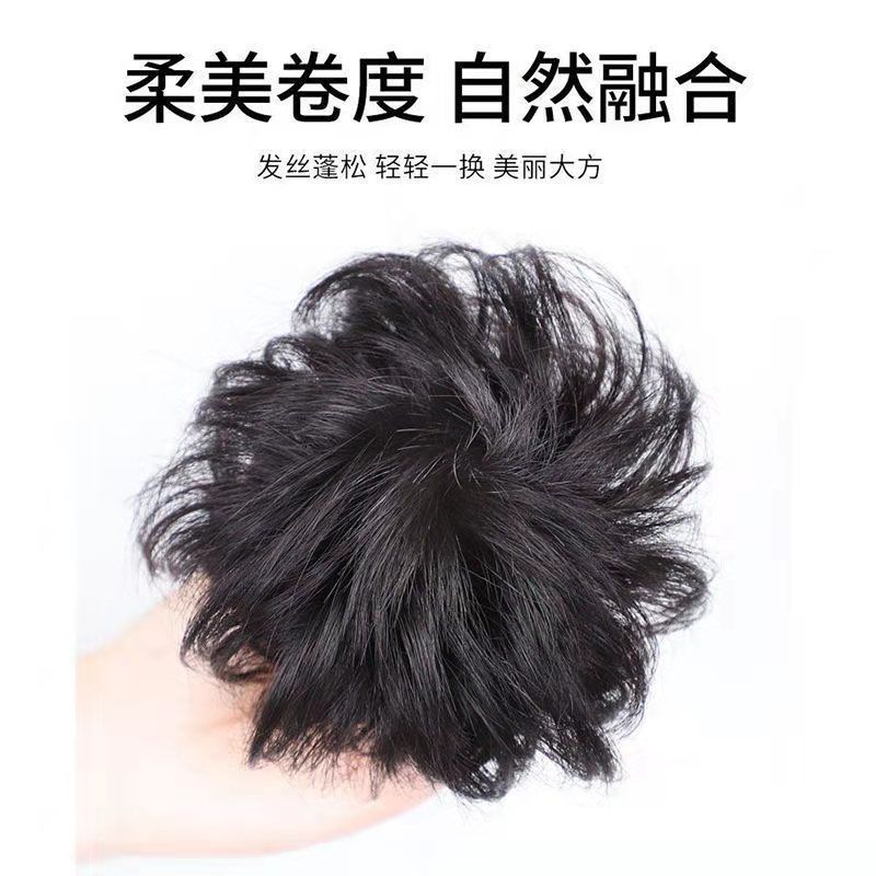 毛毛虫假发/假发圈丸子头/卷发圈发包产品图