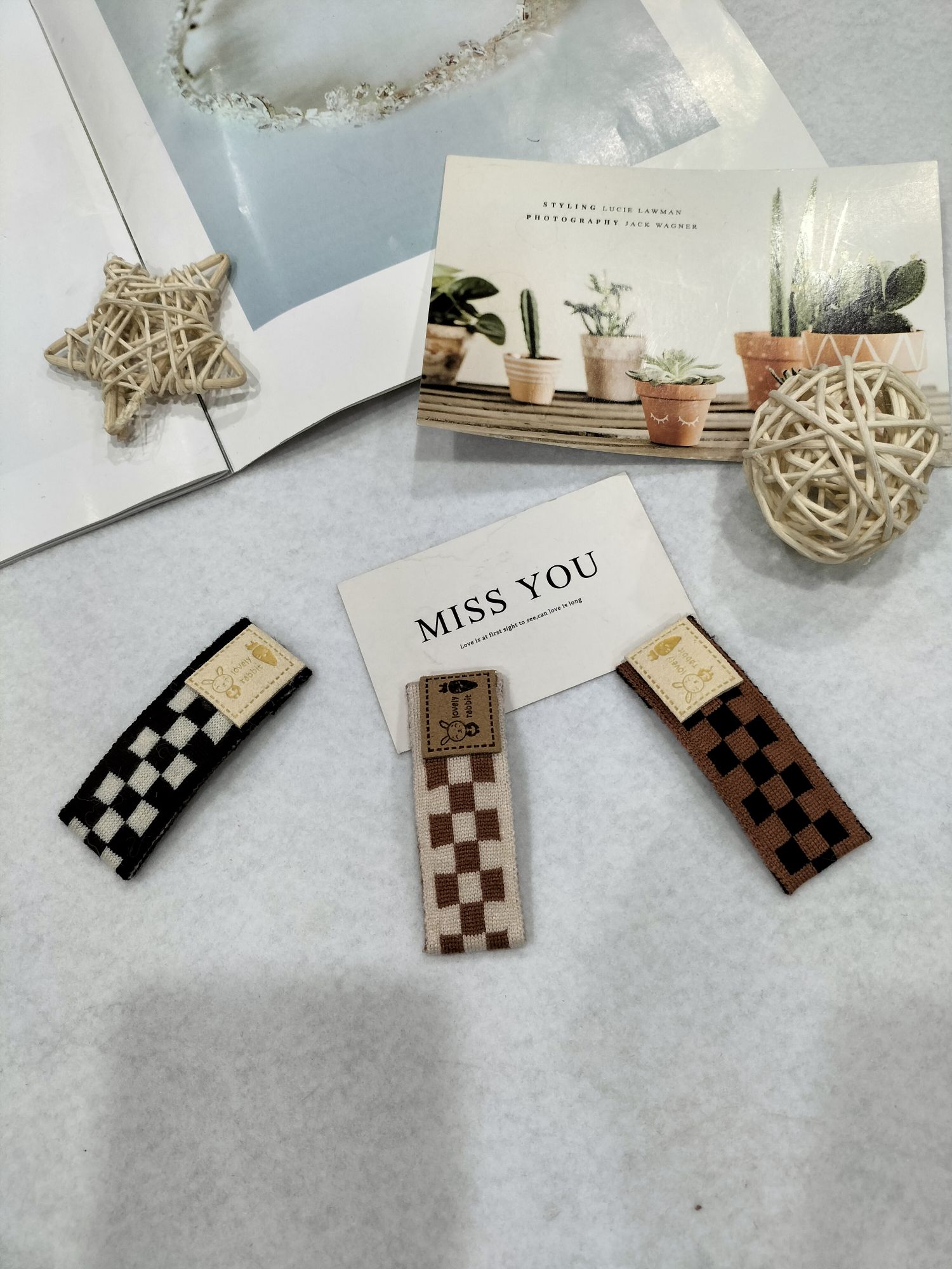 Korean version checkered BB holder detail image 6