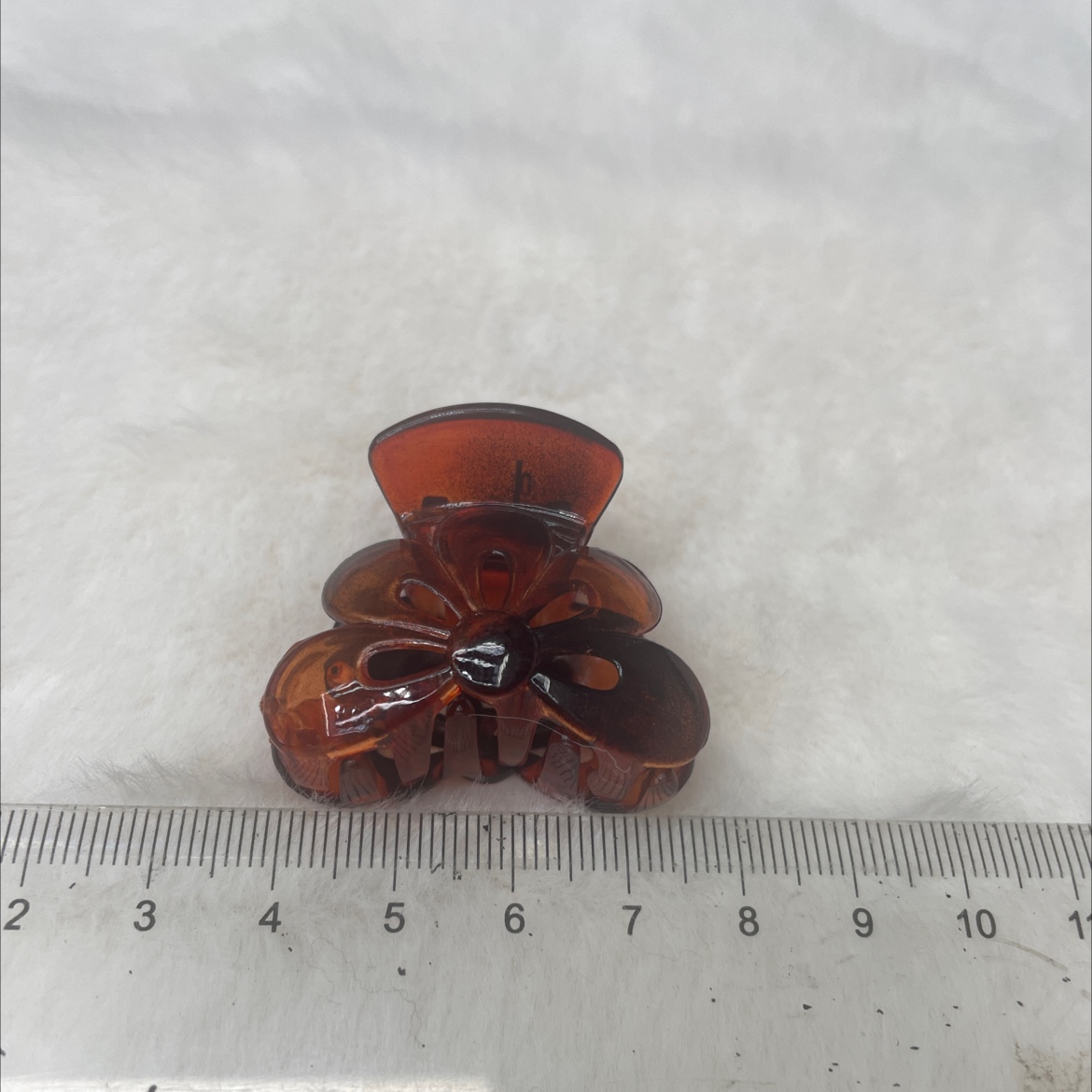 韩版简约小号抓夹发夹饰品 龟甲色洗澡发抓 盘发头卡抓卡夹发饰