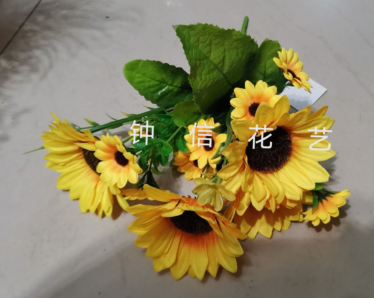 Flores de simulación 7 horquillas girasol Specification image