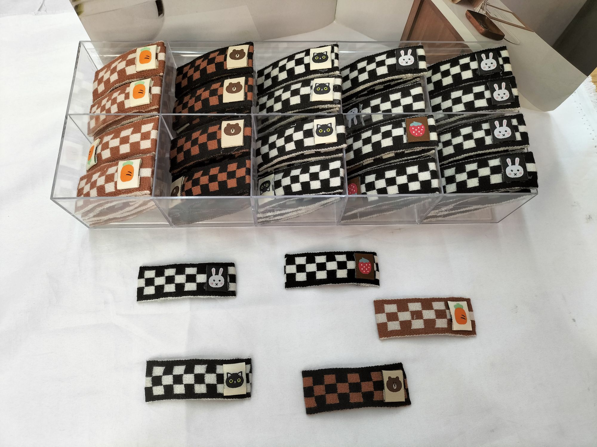 Korean version checkered BB holder detail image 2