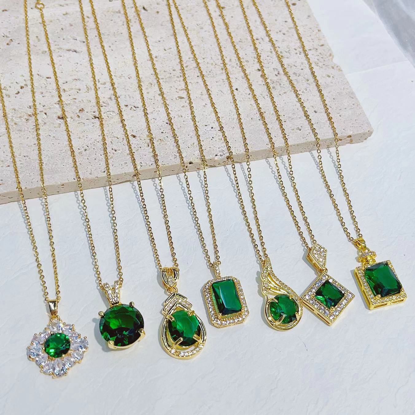 跨境/项链/铜锆石产品图