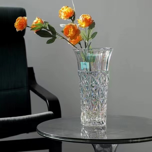 Chu Guang Glass King Glass Vase Home Decoration Crystal Glass Vase Specification image