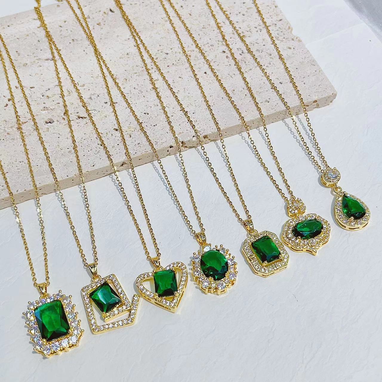 跨境/项链/铜锆石细节图