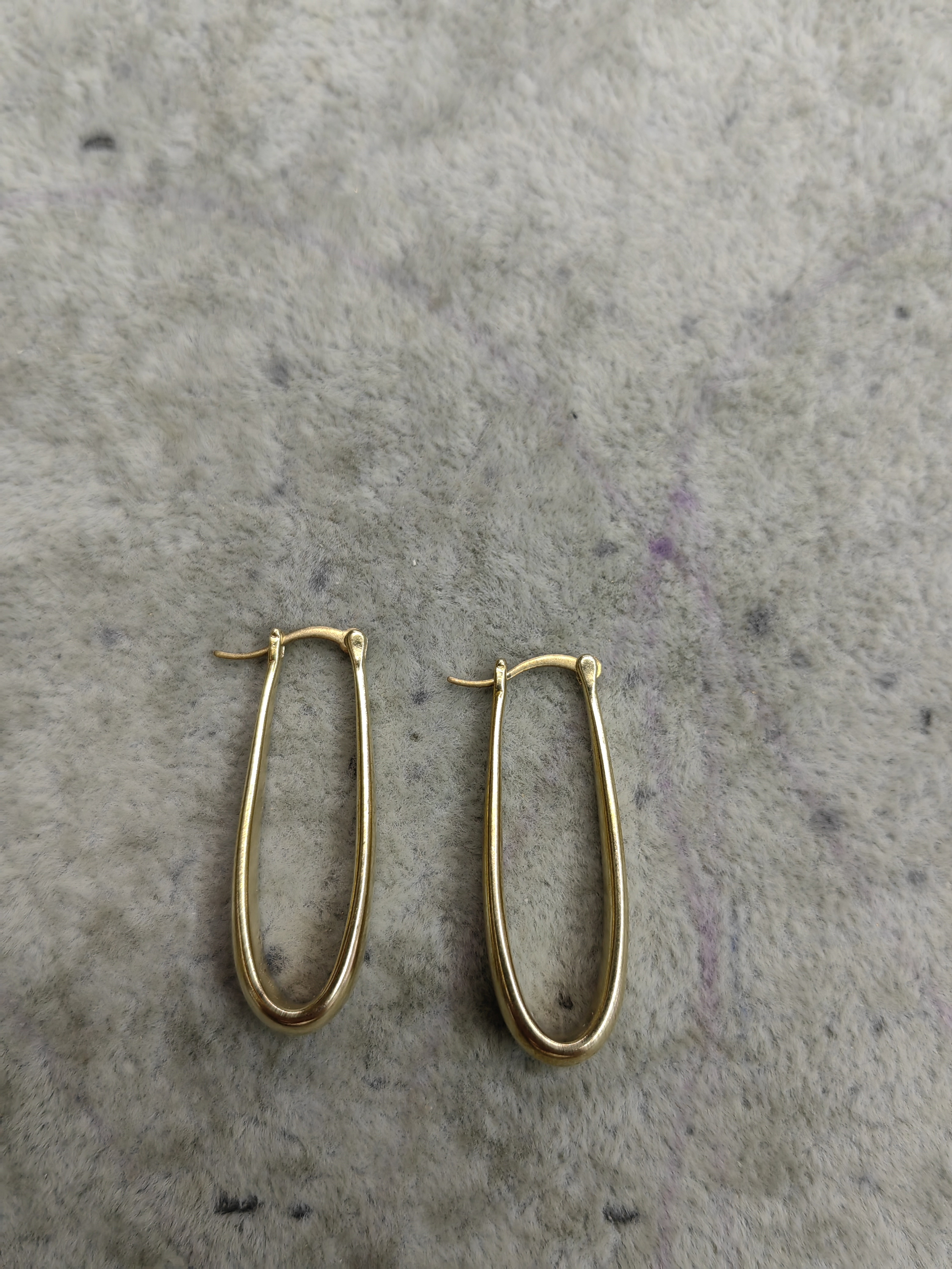 丽琪02流行首饰荷包光面长水滴耳环毛胚配件