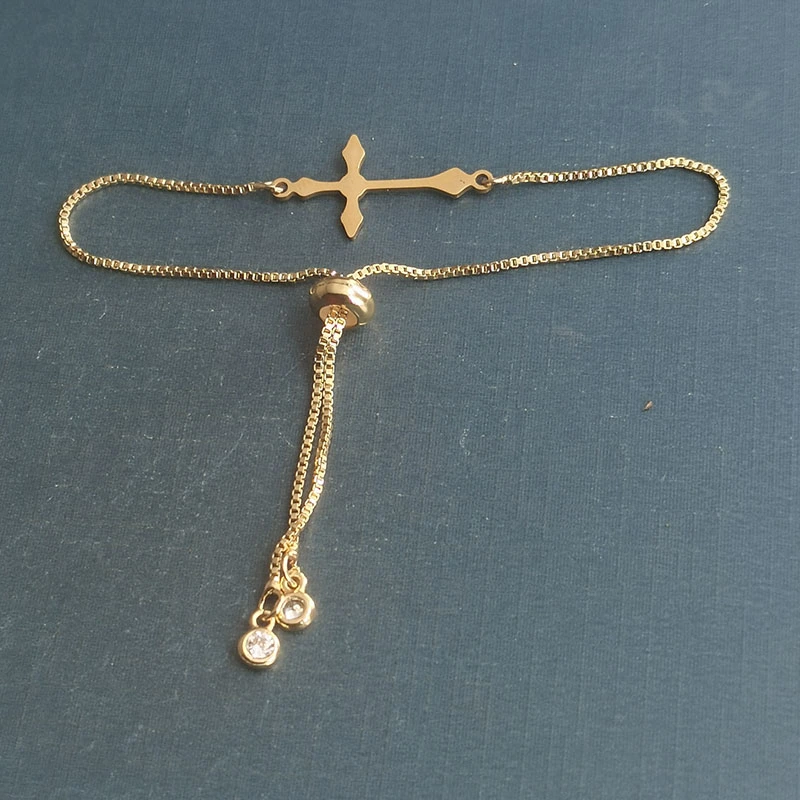 Factory direct sales of European and American fashionable cut stainless steel and titanium steel accessories, pendants, DIY ornaments, and cross wholesale detail image 6