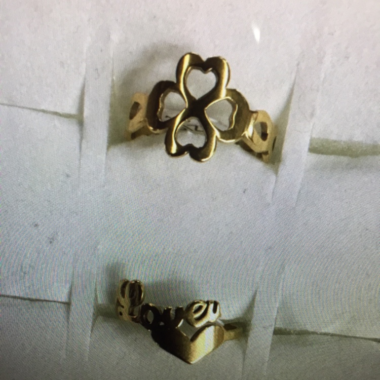 Cheng jie joyería material de acero inoxidable anillo oro calado diseño de juego estilo único encanto tendencia de moda casual temperamento elegante Application Scenario