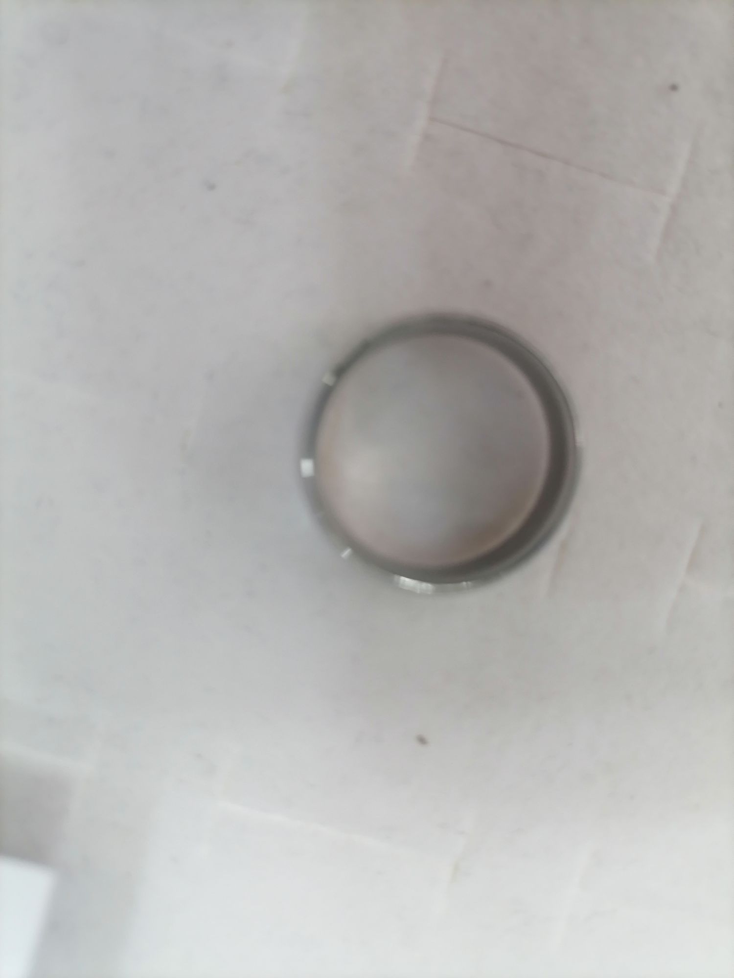 Titanium steel two-color oil drip ring, Red Star Jewelry 0333-102 Specification image