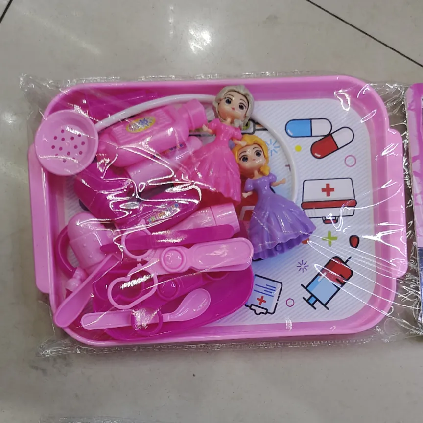 Bolsa de cabeza de tarjeta de PVC para niños sobre el juego de herramientas médicas de simulación de juguetes [wholesale] 3 details Picture