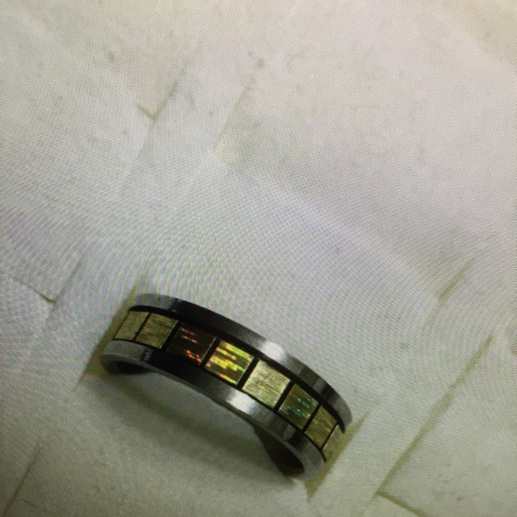 Chengjie Jewelry's stainless steel ring with sequin splicing design features a simple, elegant, decent, sophisticated and refined style Application Scenario