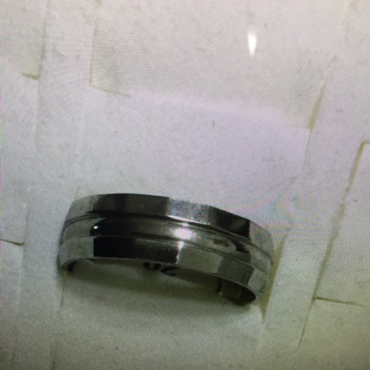 Chengjie Accessories' 270 stainless steel ring in white, with a unique and charming design style, is fashionable, trendy, casual and elegant Application Scenario