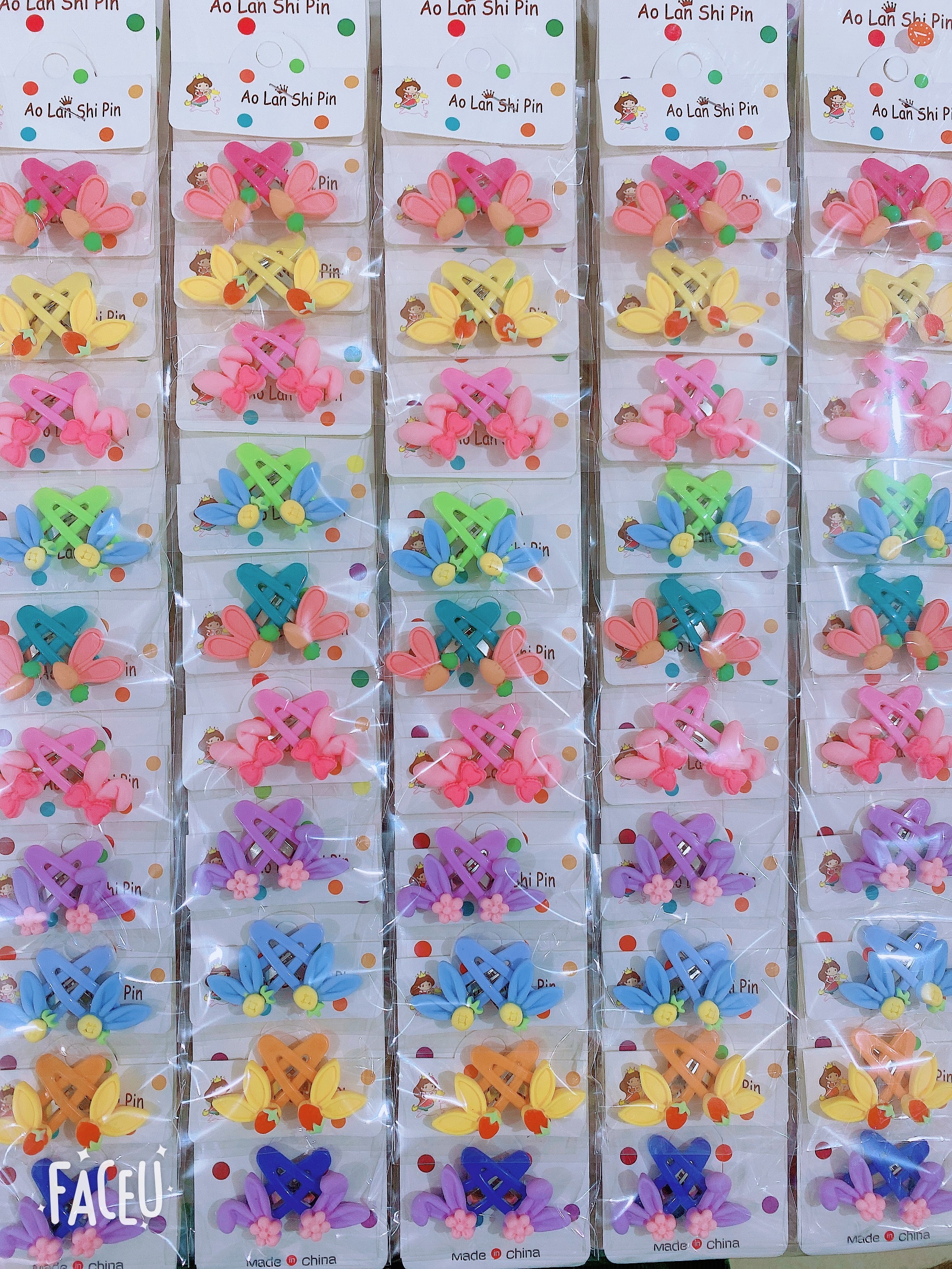 卡通bb夹细节图