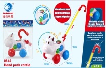 儿童学步手推飞机玩具推推乐1-2岁3岁学步车单杆响铃推车婴儿玩具0516