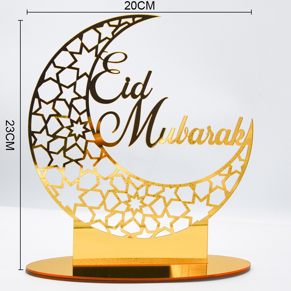 【 Imperial Tea 】 Muslim Mirror Stickers Ramadan Mirror Wall Stickers Decorative Stickers G1-2 Application Scenario