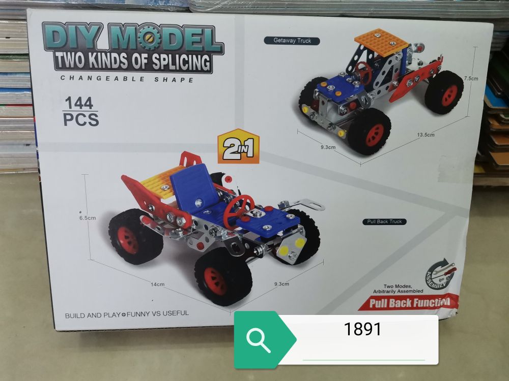 DIY metal building block cart, educational toys, promotional items, gifts detail image 5
