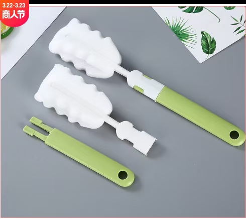Item No. : 210 New Tile Brush, Cleaning Brush, one-card set, single handle, + replacement of 2 brushes, no glue, more environmentally friendly product. Available in 6 colors, and specific colors can also be specified detail image 10