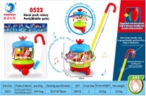 Children's walking hand-pushed airplane toys, pushing fun, 1-2 years old, 3-year-old baby walkers, single-pole bell strollers, baby toys 0522 Application Scenario