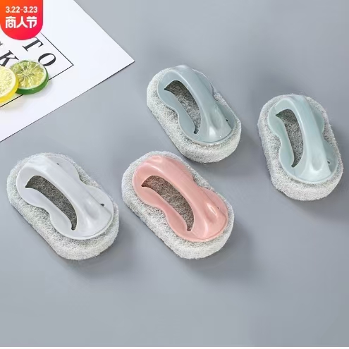 Item No. : 210 New Tile Brush, Cleaning Brush, one-card set, single handle, + replacement of 2 brushes, no glue, more environmentally friendly product. Available in 6 colors, and specific colors can also be specified detail image 7
