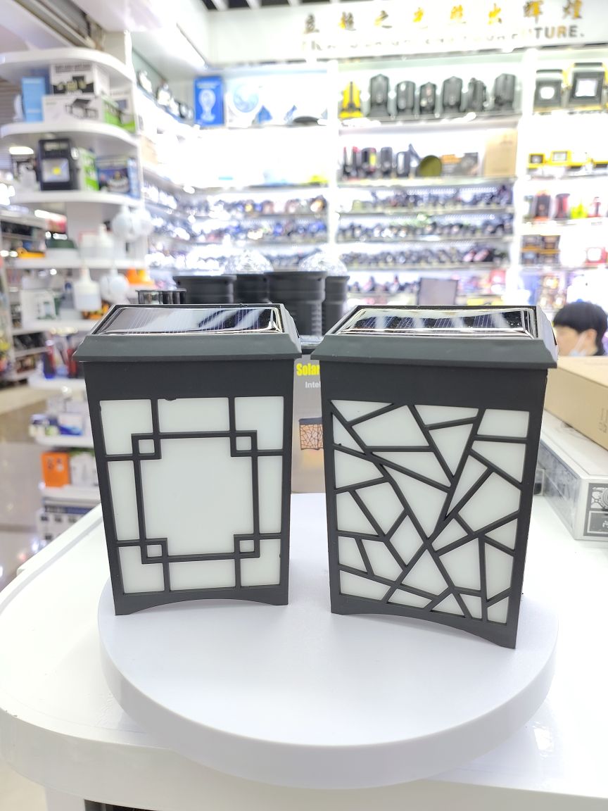 Solar wall-mounted lamps and garden lamps