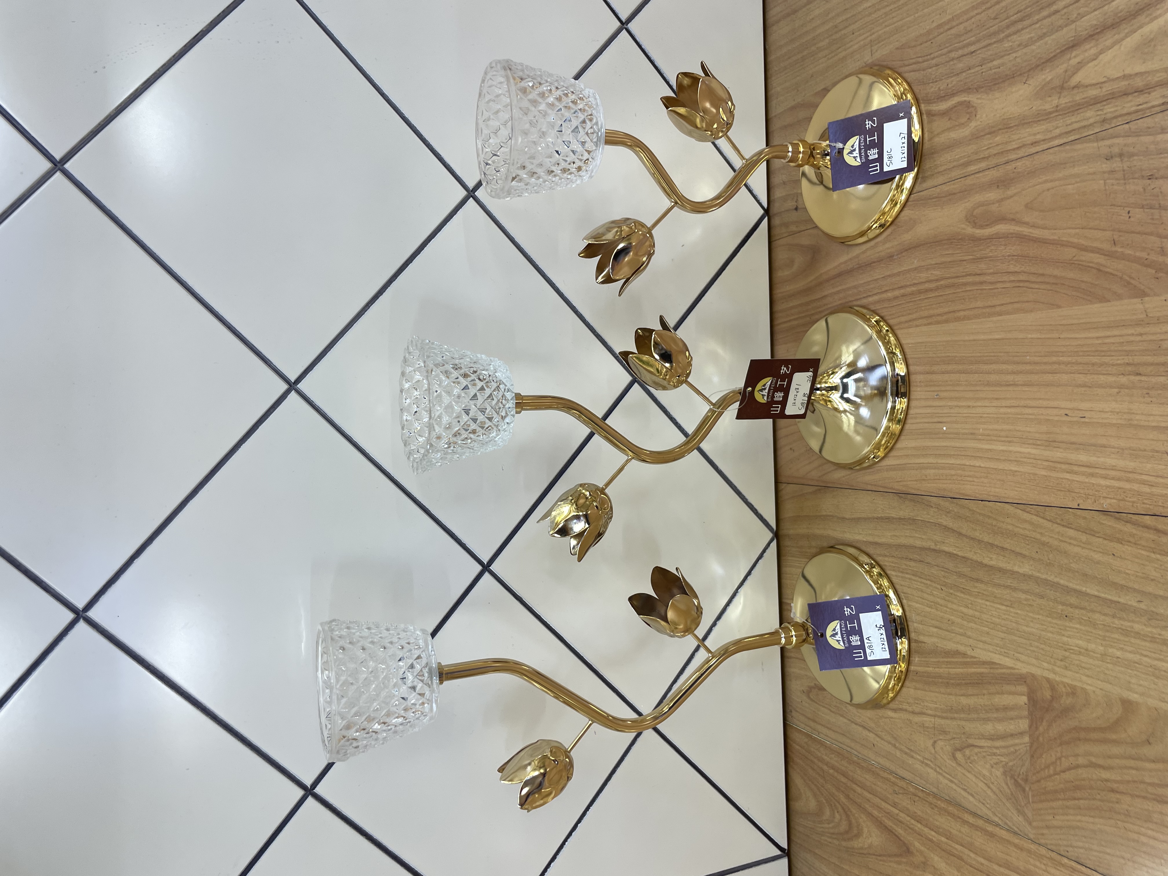 烛台、蜡烛器皿实物图