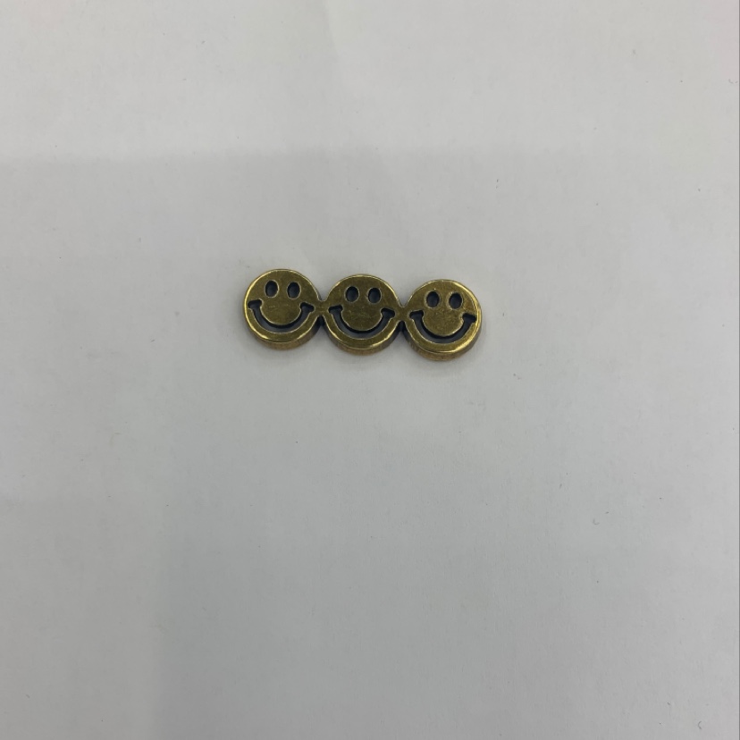 古铜笑脸多款合金饰品配件人鱼姬马贝珍珠椭圆形镶嵌珍珠水钻花盘材料现货