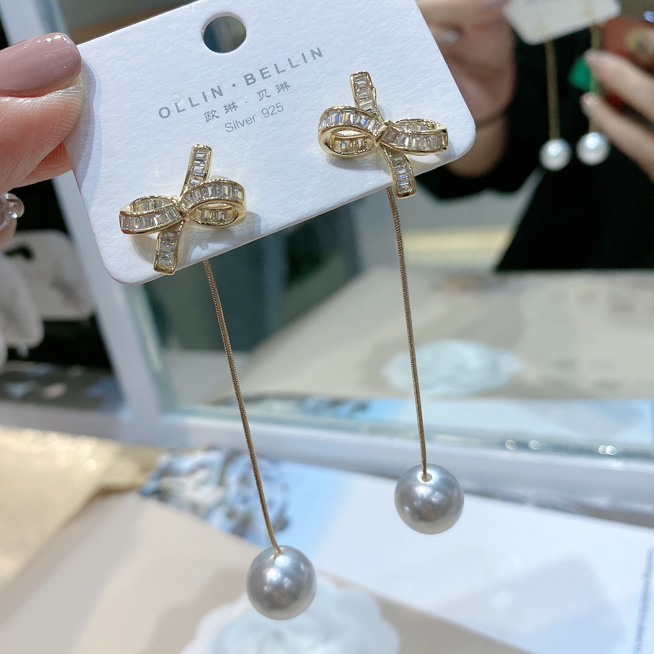 耳饰/耳环/耳钉白底实物图