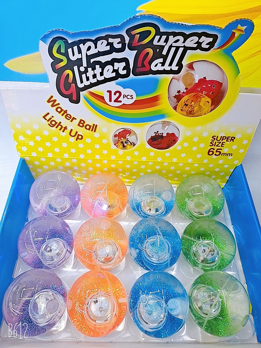 细金粉闪光弹力水球