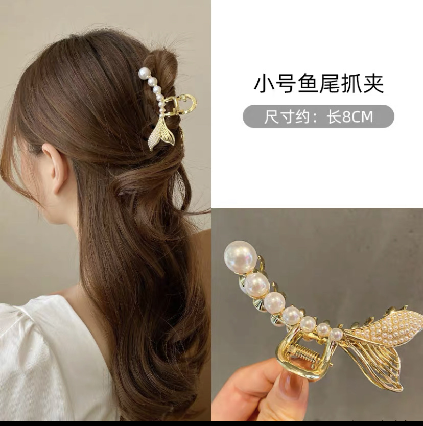 Popular hair clips, headwear, large back clip, women's hair clip, new shark clip for autumn and winter details Picture