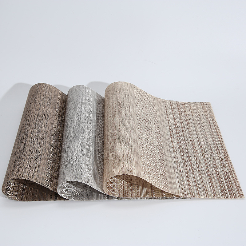 Heat insulation coasters, fresh Western restaurant table MATS, rectangular placemats and bowl MATS wholesale jacquard style Application Scenario