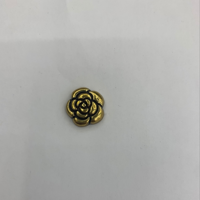 古铜山茶花多款合金饰品配件人鱼姬马贝珍珠椭圆形镶嵌珍珠水钻花盘材料现货