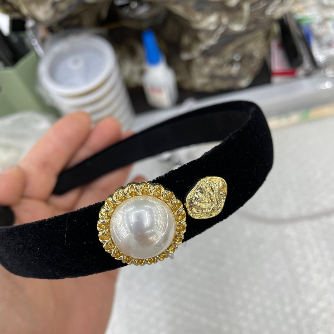 大珍珠头箍