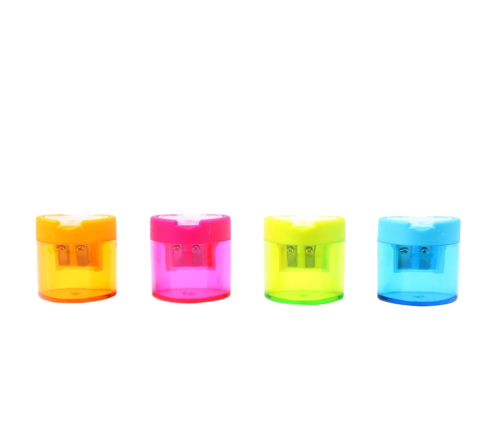 8133创意文具，办公双孔卷笔刀削笔刨转笔刀，数量12个/盒，720个/箱