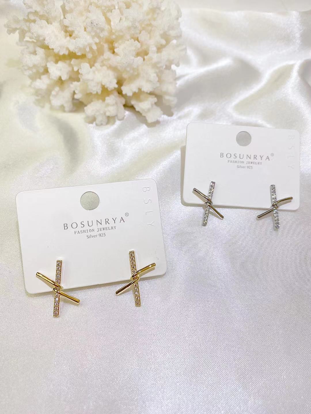 Korean version ear studs details Picture