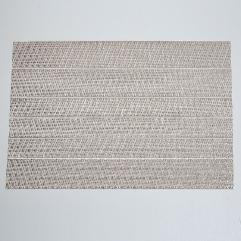 Wholesale of fresh and heat-insulating coasters, table MATS, rectangular placemats and jacquard for Western restaurants Item Picture