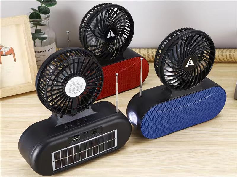 Sogo brand Al-135 solar flashlight radio antenna. A best-selling TF card USB flash drive fan three-speed Bluetooth speaker pic 6
