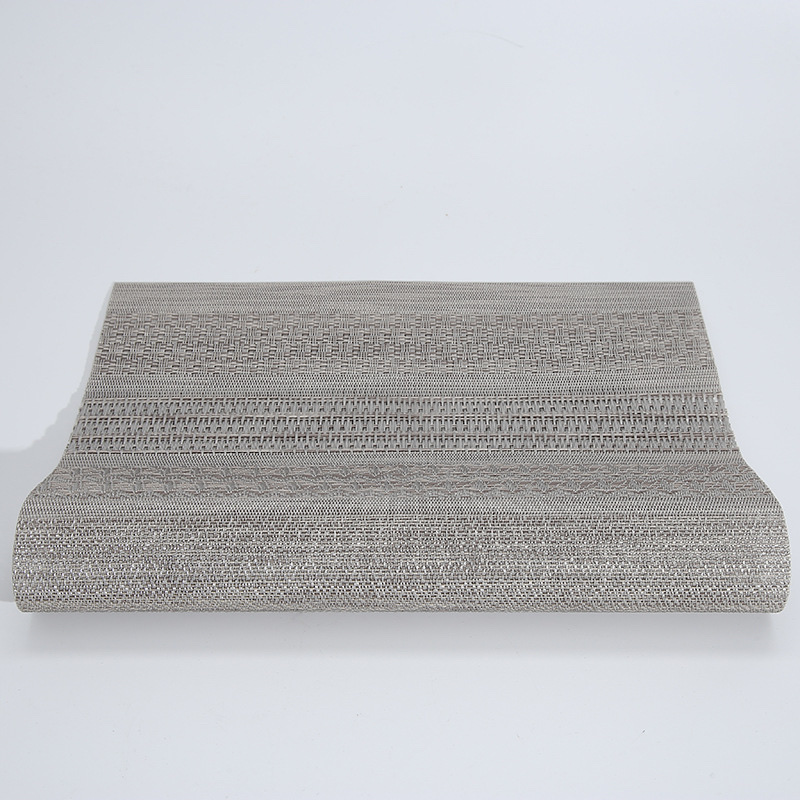 Heat insulation coasters, fresh Western restaurant table MATS, rectangular placemats and bowl MATS wholesale jacquard style Specification image